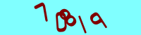 Blue Captcha Image